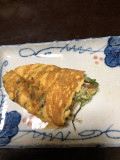 豆苗と塩昆布の卵焼き-レシピのメイン写真