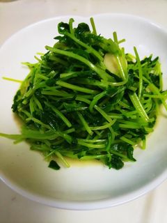 豆苗の炒め物-レシピのメイン写真