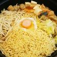 サッポロ一番みそラーメンで石狩鍋風
