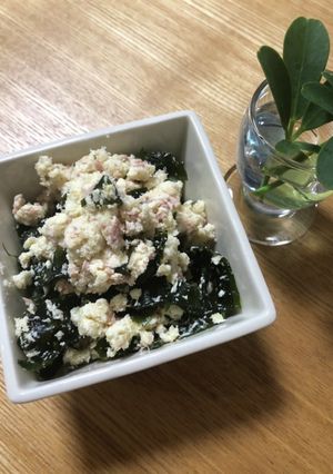 美味！！おからとツナとワカメのマヨサラダ-レシピのメイン写真