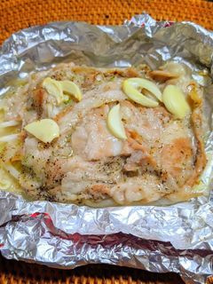 豚バラ肉ともやしのホイル焼き-レシピのメイン写真