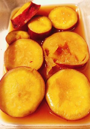 レンジで簡単！さつまいもの甘辛煮-レシピのメイン写真