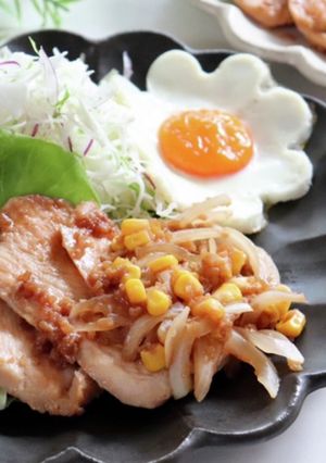 腸活!醤油麹でしっとり鶏むね肉の旨い焼き-レシピのメイン写真