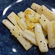 レンコンのペペロンチーノ風炒め