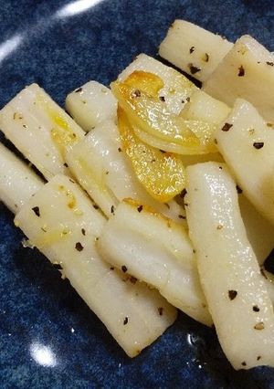 レンコンのペペロンチーノ風炒め-レシピのメイン写真