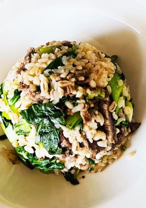 牛肉と青梗菜の炒飯-レシピのメイン写真