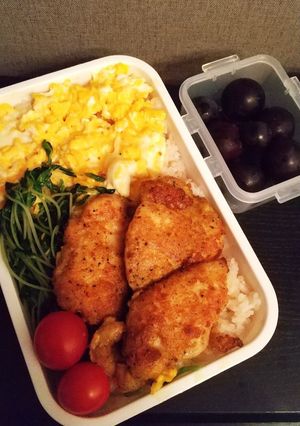 お弁当(9/30)チキンカツカレー味-レシピのメイン写真