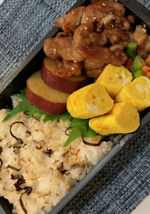 豚肉の甘辛弁当 2020/09/30-レシピのメイン写真
