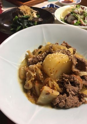 キムチ肉じゃが-レシピのメイン写真