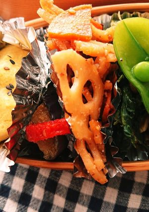 お弁当★レンコンと人参きんぴら★常備菜-レシピのメイン写真