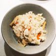 創味だしでほんのり甘めのマツタケごはん