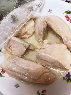 蒸し鶏(カンタンver)-レシピのメイン写真