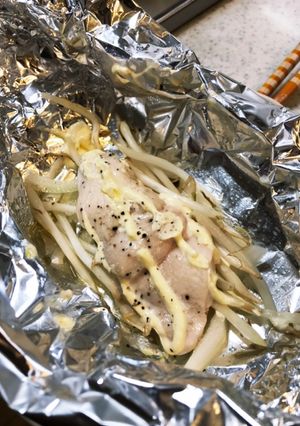 鶏胸肉のホイル焼き-レシピのメイン写真