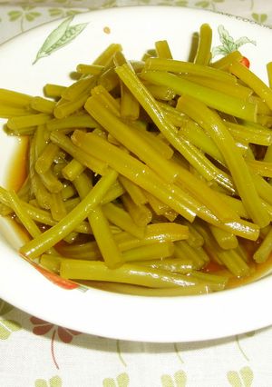 お芋のつるを食べよう！-レシピのメイン写真