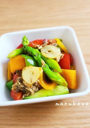 簡単 パプリカのサバカレー炒め-レシピのメイン写真