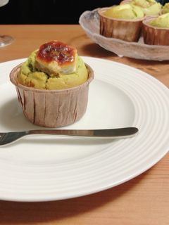 抹茶と小豆のふわふわマフィン-レシピのメイン写真