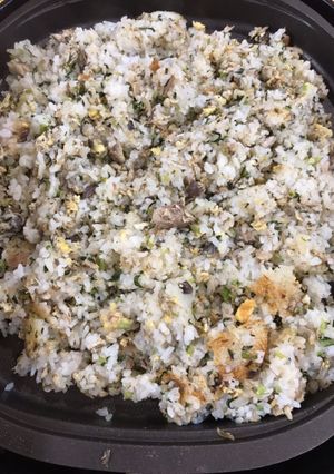 ホットプレートでサバ水煮チャーハン-レシピのメイン写真