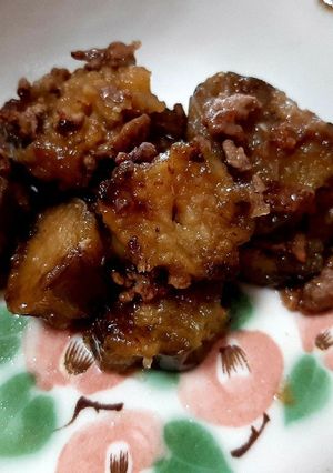 茄子とひき肉の照り焼き☆-レシピのメイン写真