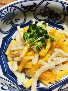 大根と柿のサラダ☆ごま風味-レシピのメイン写真
