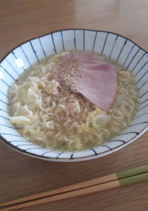 サッポロ一番♪かき玉ラーメン！-レシピのメイン写真