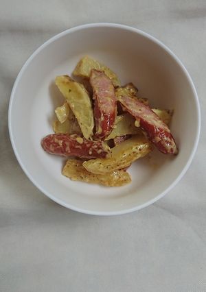 簡単 新じゃがのレンちんホットサラダ-レシピのメイン写真