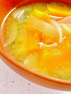 隠し味で♡うまうま♡カボチャのお味噌汁♡-レシピのメイン写真