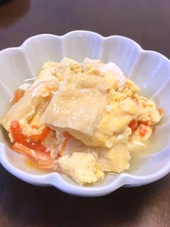 油揚げの卵とじ(白だし)-レシピのメイン写真