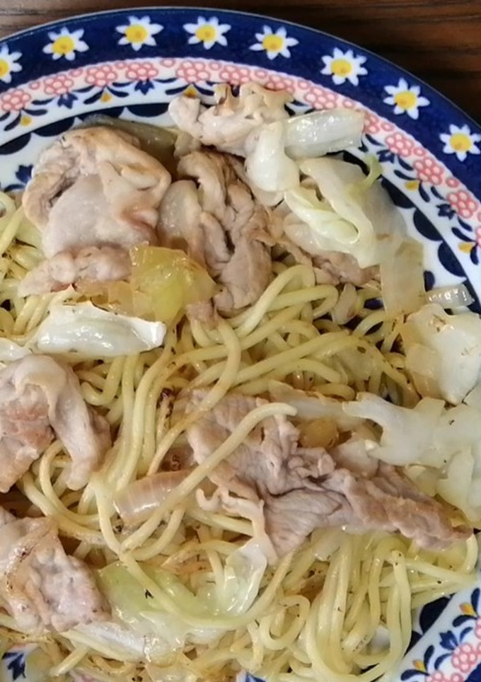 超減塩！塩焼きそば　旨くて、簡単！-レシピのメイン写真