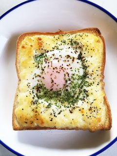 焦がしマヨたまトースト-レシピのメイン写真