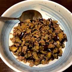 รูปของ 茄子と豚ひき肉のそぼろ風