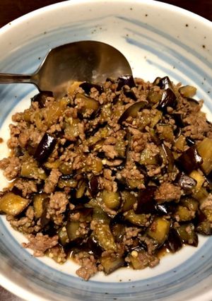 茄子と豚ひき肉のそぼろ風-レシピのメイン写真