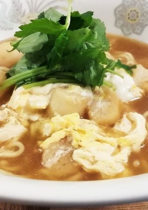 お麩と卵がメチャふわ❤しょうゆラーメン-レシピのメイン写真