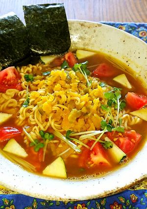 洋風ほうとうラーメン✨秋になったら南瓜❗-レシピのメイン写真