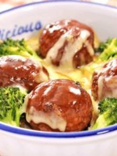 ごろっと肉だんごのチーズ焼き-レシピのメイン写真