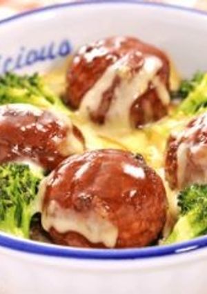 ごろっと肉だんごのチーズ焼き-レシピのメイン写真