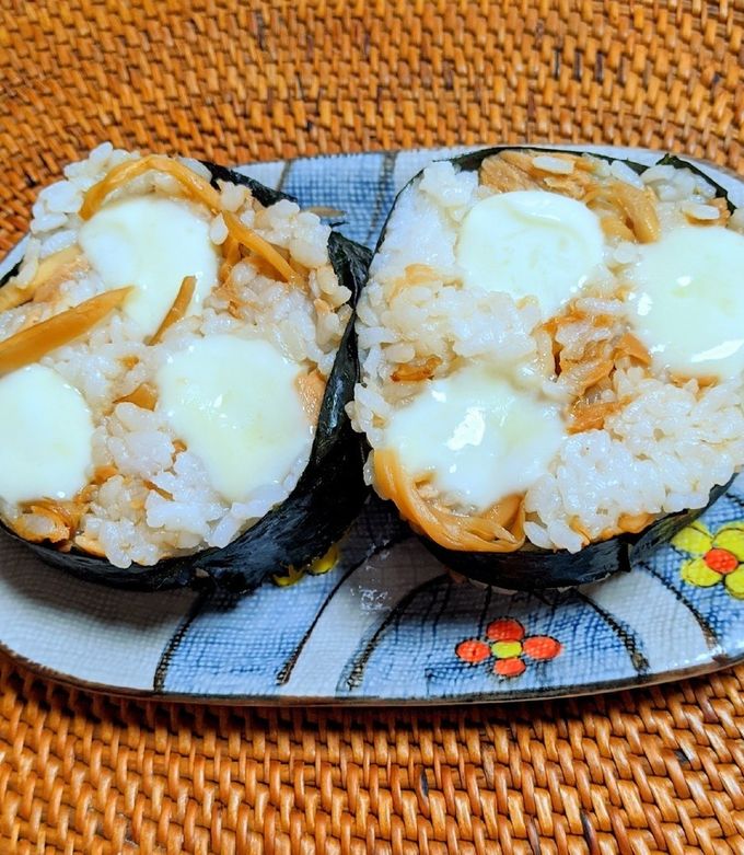 舞茸とツナのチーズおにぎり-レシピのメイン写真