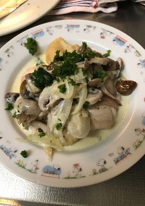 鶏胸肉のクリームソース添え-レシピのメイン写真