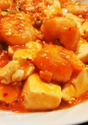 本格辛旨エビチリに豆腐追加でがっつり☆-レシピのメイン写真