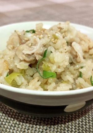 ☆豚バラの炊き込みご飯♪-レシピのメイン写真