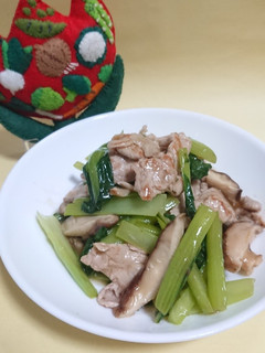 小松菜と豚肉のあんかけ-レシピのメイン写真