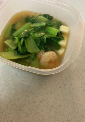 青梗菜とシーフードとオイスター煮-レシピのメイン写真