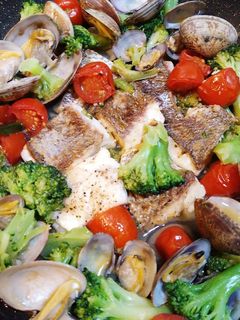 魚料理に困ったら③白身魚のアクアパッツァ-レシピのメイン写真