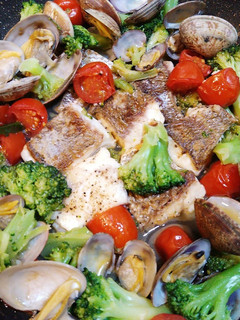 魚料理に困ったら③白身魚のアクアパッツァ-レシピのメイン写真