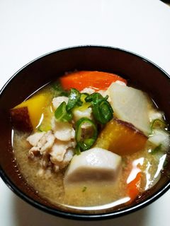 根菜ゴロゴロ豚汁-レシピのメイン写真