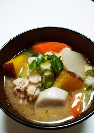 根菜ゴロゴロ豚汁-レシピのメイン写真