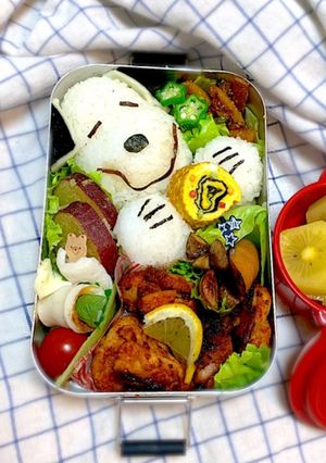 スヌーピーのキャラ弁-レシピのメイン写真