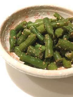 インゲンの胡麻和え-レシピのメイン写真