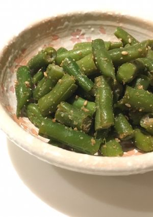 インゲンの胡麻和え-レシピのメイン写真