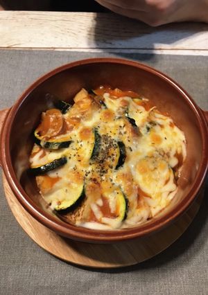 簡単＊ズッキーニと厚揚げミートグラタン-レシピのメイン写真
