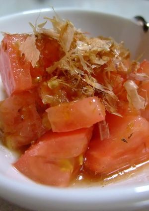 トマトとおかかの三杯酢☆-レシピのメイン写真